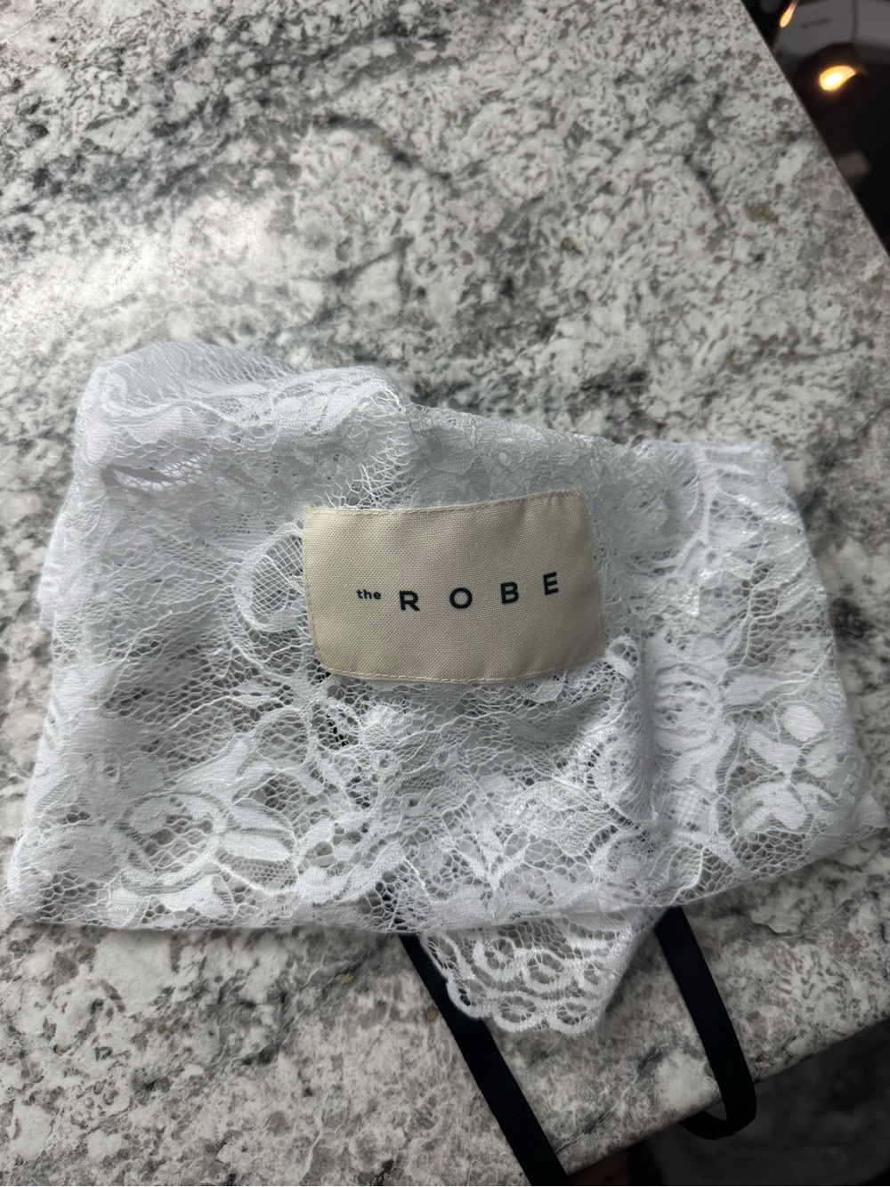 Lace-Trim Robe - Picture 4 of 4